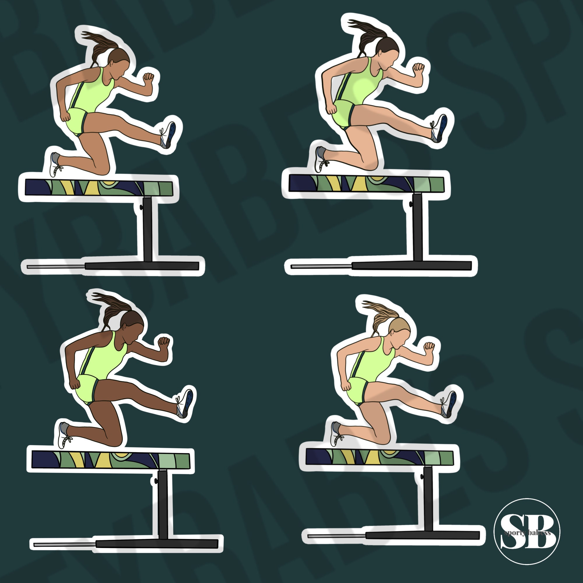 Track and Field Stickers Planner Stickers Bullet Journal Etsy