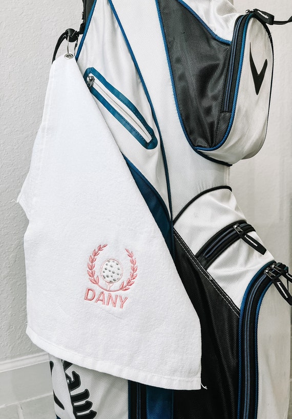 Personalized Golf Towel |Girly Golf Towel | Golf Gifts for Women| Custom embroidery | Golf Gift | Golf Embroidery | Custom Golf Towel