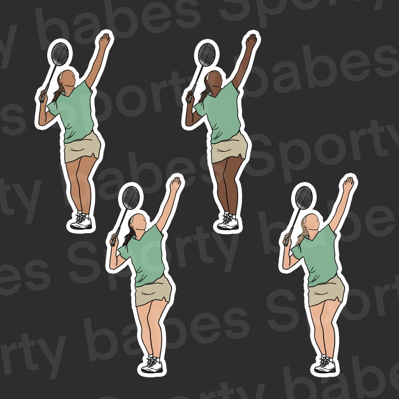 Badminton Sticker, Badminton Team Gifts, Badminton Coach Gifts ...