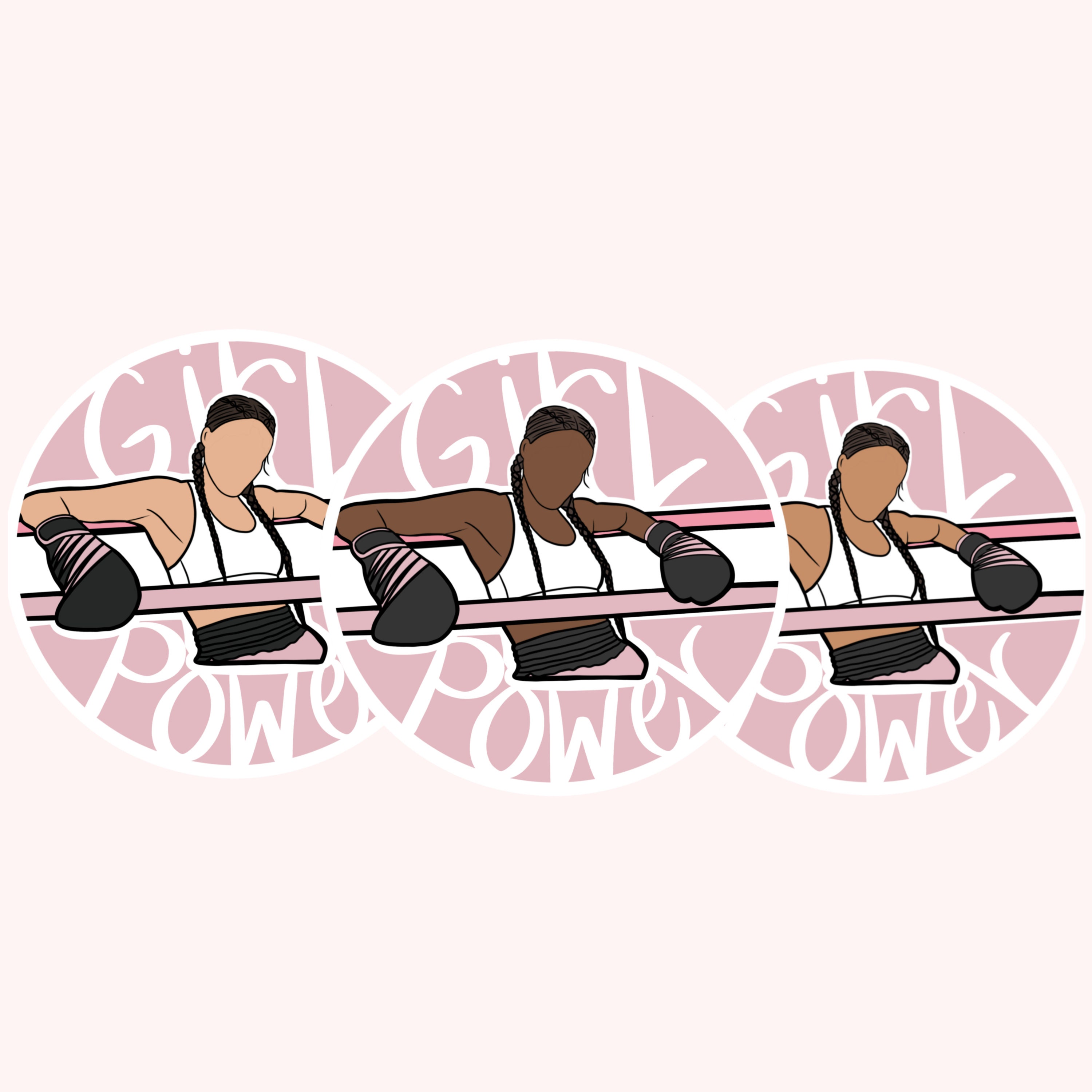 Boxing Stickers | Girl Boxing Stickers | Boxing Gloves | Girl Boxer ...