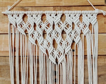 Large Macrame Wall Hanging 18x32