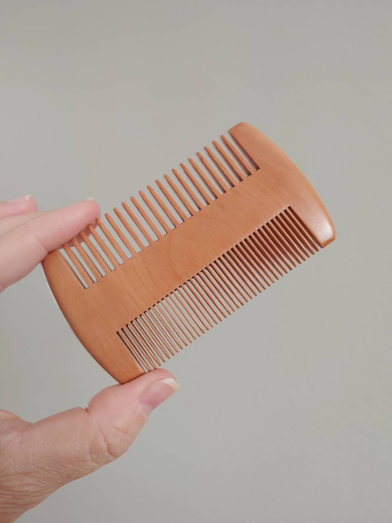 Macramé Comb, Wood, Double Sided, Fringe Comb, Macrame Brush image 8