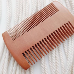 Macramé Comb, Wood, Double Sided, Fringe Comb, Macrame Brush image 3