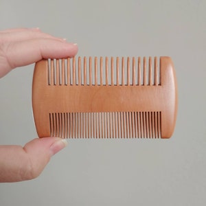 Macramé Comb, Wood, Double Sided, Fringe Comb, Macrame Brush image 10