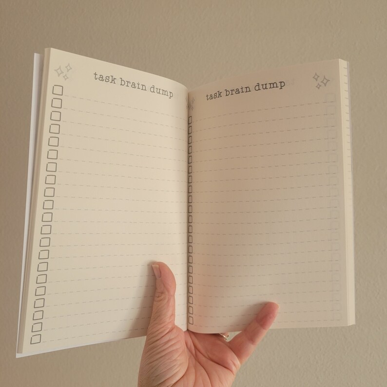 20 Task Brain Dump Pages