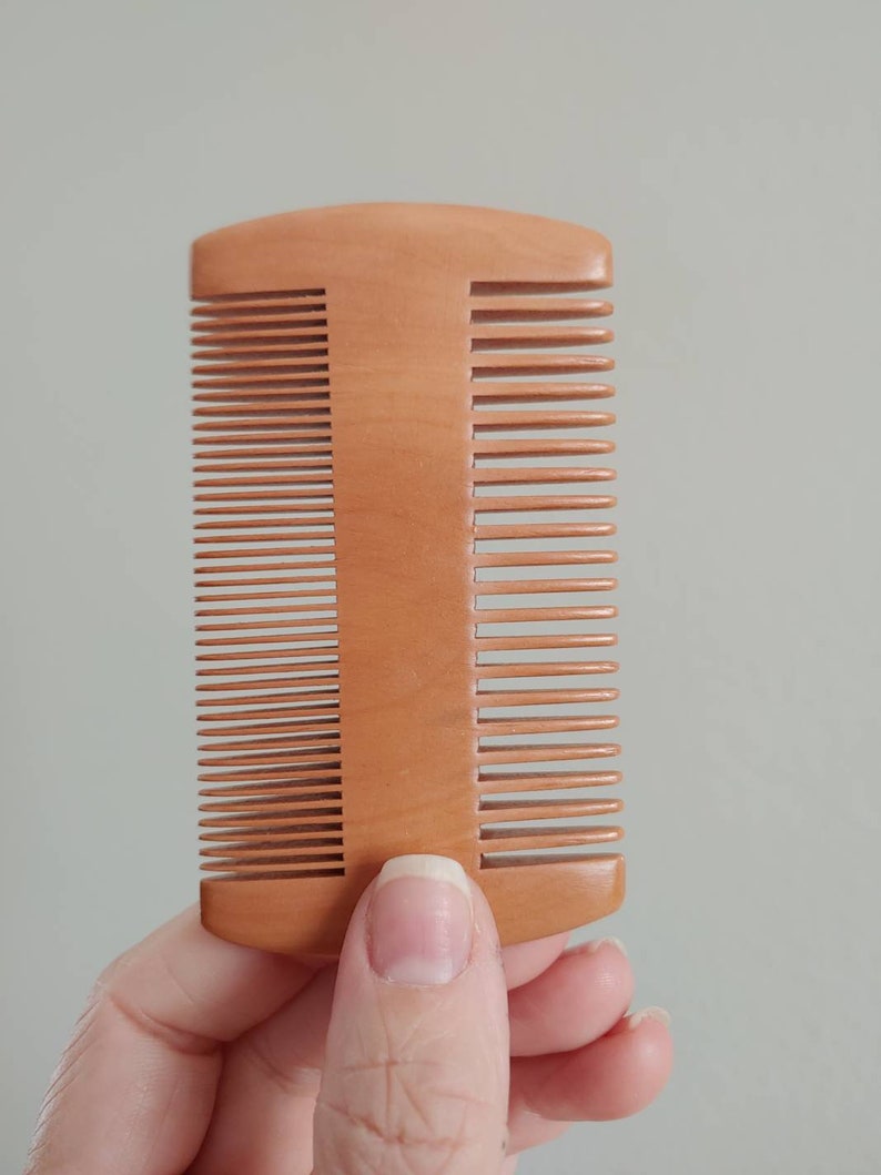 Macramé Comb, Wood, Double Sided, Fringe Comb, Macrame Brush image 9