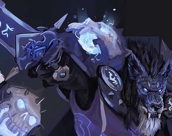 Role Playing Game, World of Warcraft, WoW, GW2, RPG Custom Character Art Commissions Custom Fantasy Illustrations