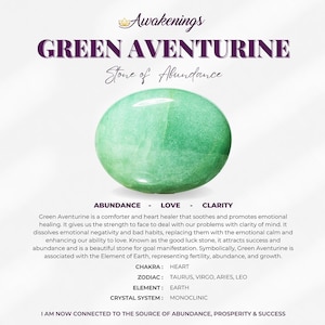 Green Aventurine - Tumbled - 1 Stone