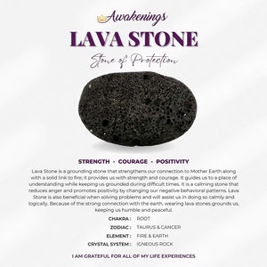 Lava Stone - Tumbled - 1 Stone