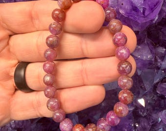 Ruby Bracelet - 7mm