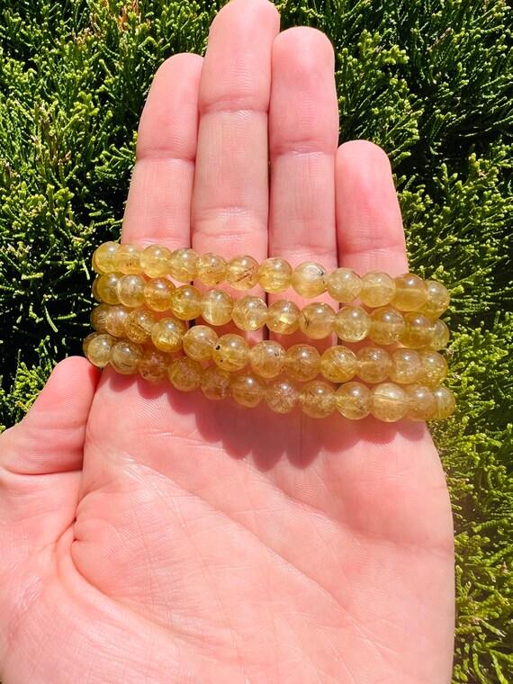 Yellow apatite bracelet clearance