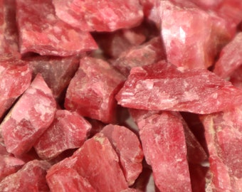 Rhodonite Rich Pink (AAA Grade)-Rough Raw Natural