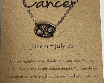 Médaille Vintage Plaqué Or Cancer - Signe Du Zodiaque - Années 70 - Neuf