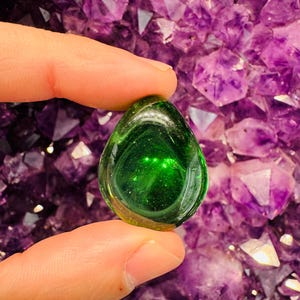 Gaia Stone (Helenite) - Tumbled - 1 Stone