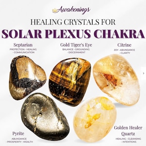 Solar Plexus Chakra Crystal Kit