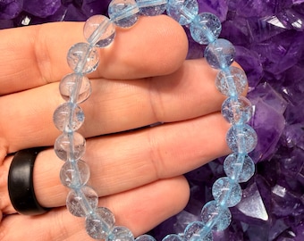 Blue Sky London Topaz Bracelet - 8mm (AAA Grade) (Etsy Only)