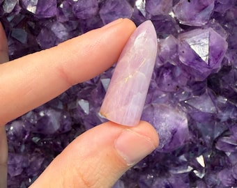 Pink Kunzite Bullet (AAA Grade) - 1 Stone