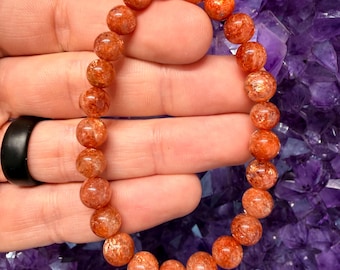 Golden Sunstone Bracelet - 8mm (Etsy Only)