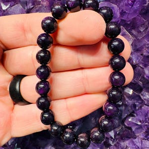 Purpurit - Armband - 8 mm - Endast Etsy