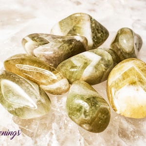 Prasiolite (Green Amethyst) - Tumbled