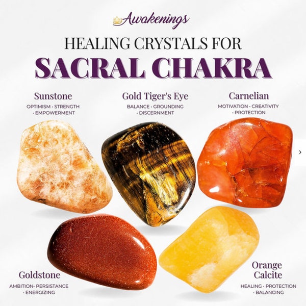 Sacral Chakra Crystal Kit