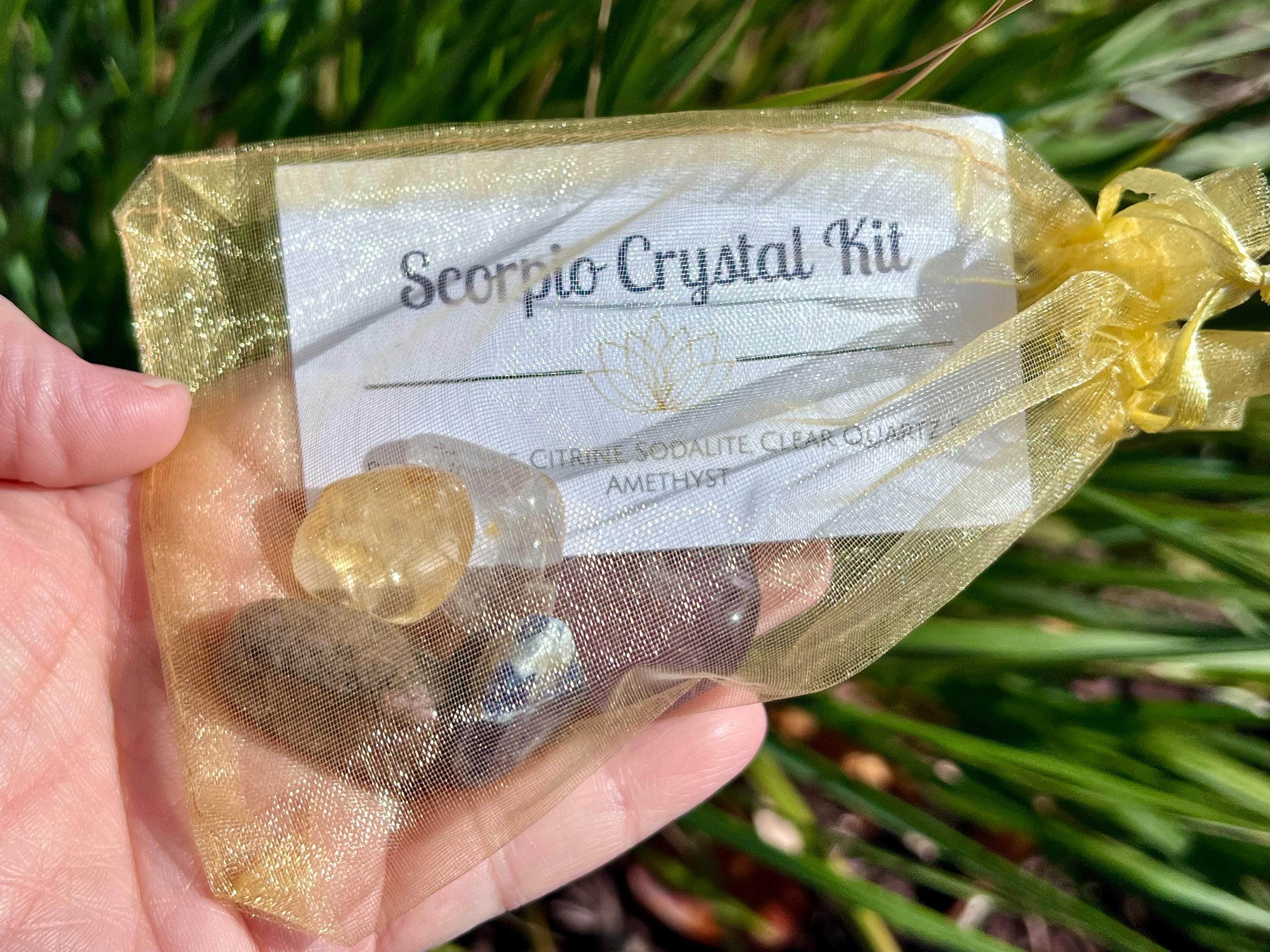 Scorpio Zodiac Crystal Kit - Etsy