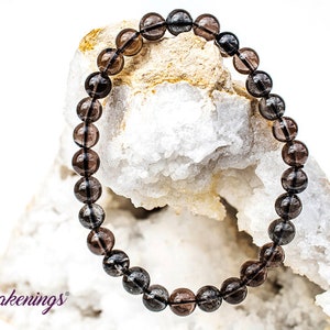 Indonesian Tektite Bracelet - 8mm - Etsy Only