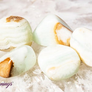 Pistachio/Sea Green Calcite - Tumbled
