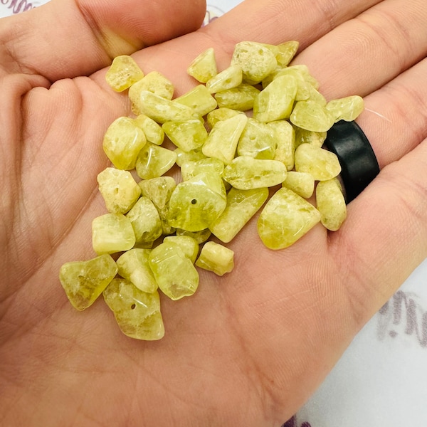 Brazilianite Chip - Bead