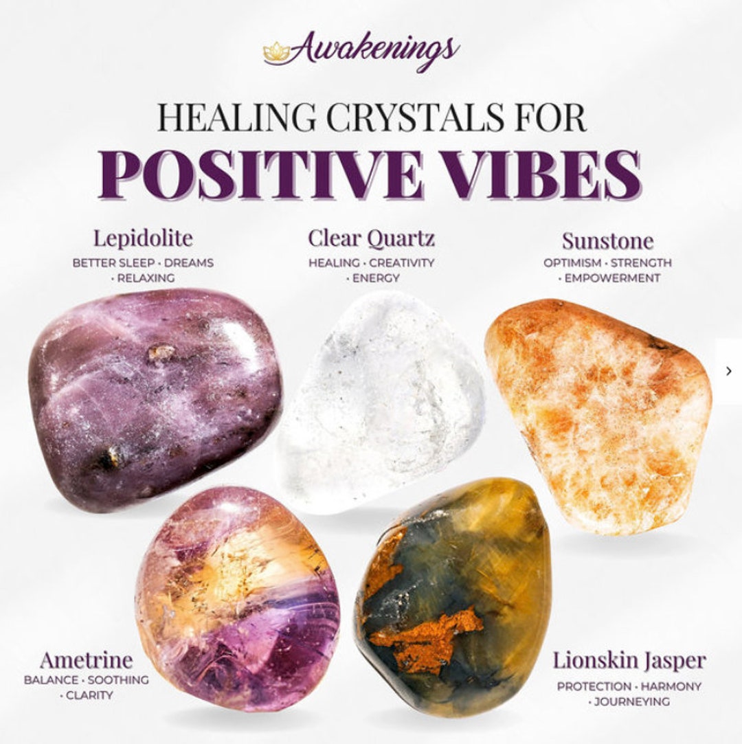 Positive Vibes Crystal Kit Etsy