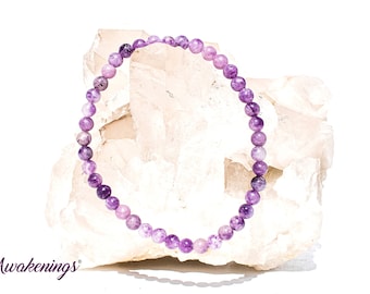 Lepidolite Bracelet - 4mm - 6.50 inches