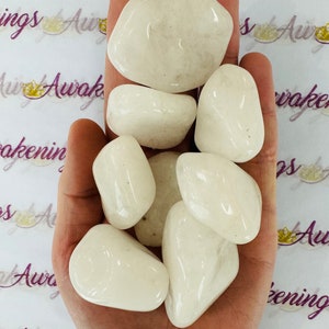 White Angelite - Tumbled