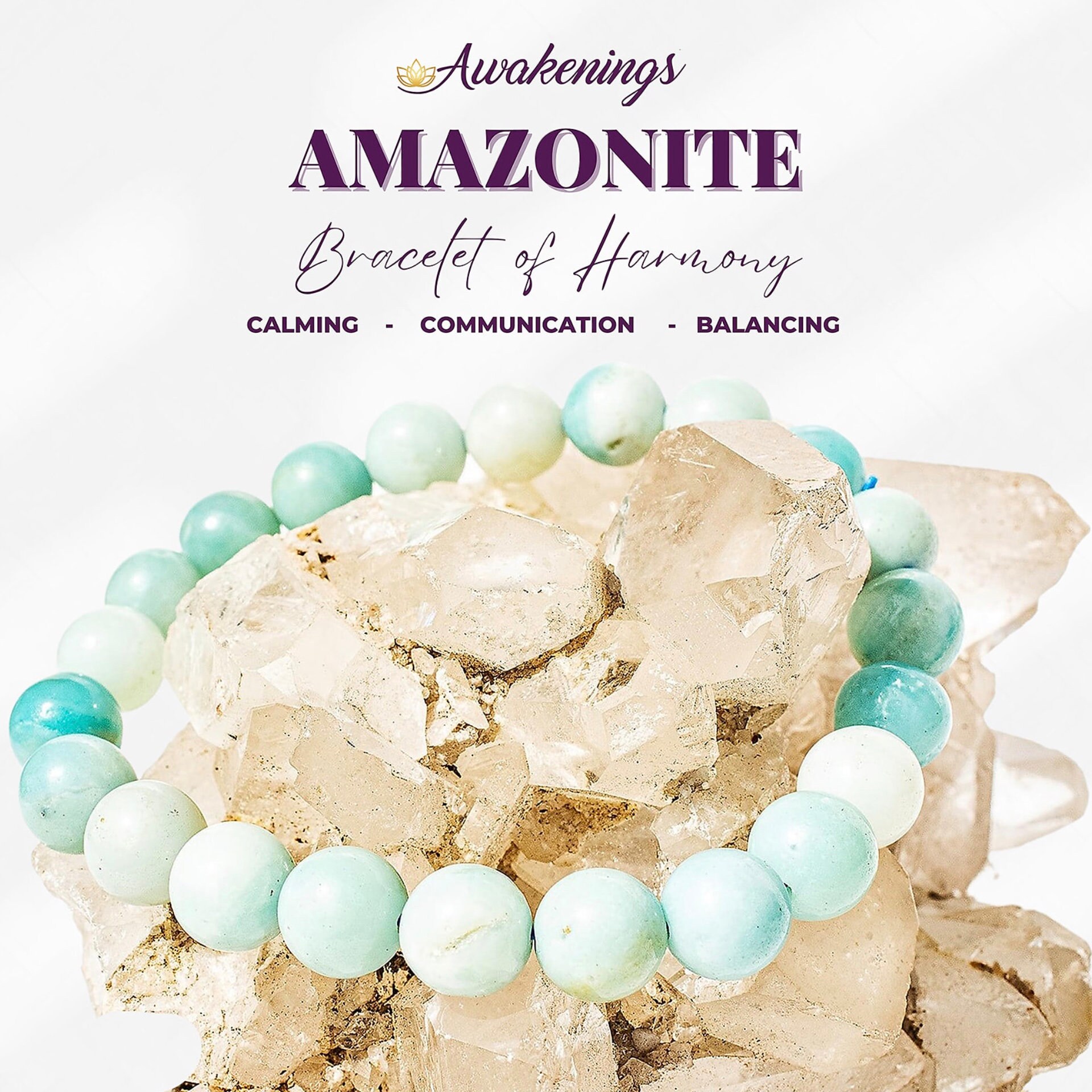 Amazonite Bracelet - 8mm - Etsy