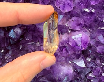 Congo Citrine - Medium Tumbled Point - 1 Stone