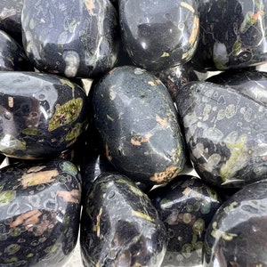 Red Snowflake Obsidian - Tumbled