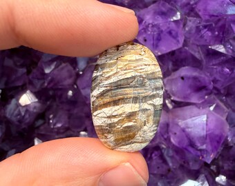 Arizona Pietersite Palm Pillow Pocket Stone - 1 Stone
