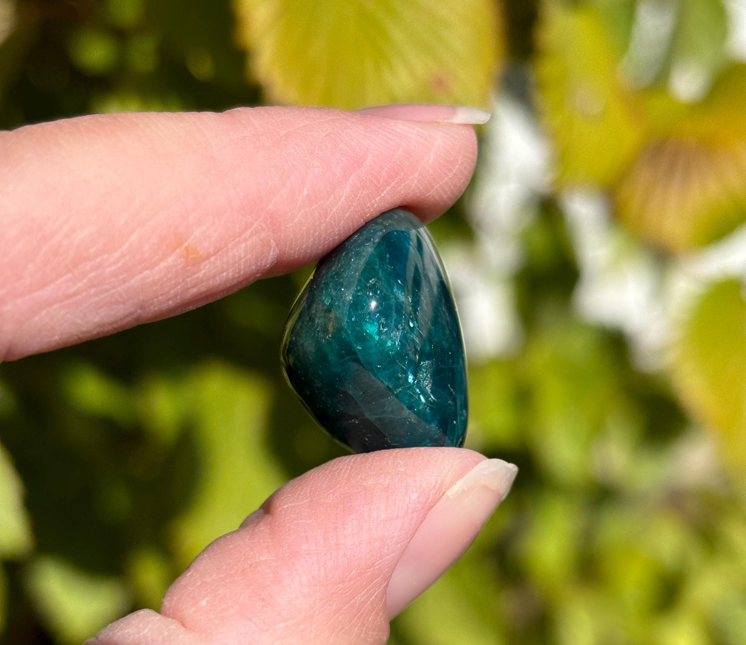 Perles Apatite Bleue en pierre naturelle 6/8/10 mm