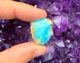 Blue Smithsonite - Rough Raw Natural - 1 Stone