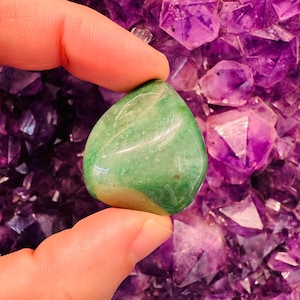 Green Chalcedony - Tumbled - 1 Stone "Speaker's Stone"