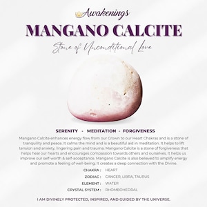 Pink Mangano Calcite - Tumbled - 1 Stone