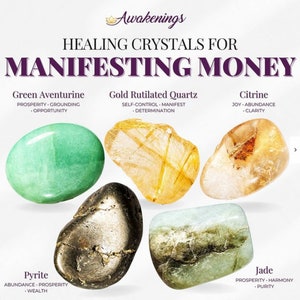 Manifest Money Crystal Kit