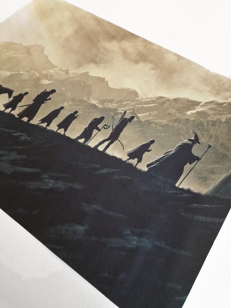 LOTR Poster, the Rings of Power Poster, Gandalf Poster, Lord of the