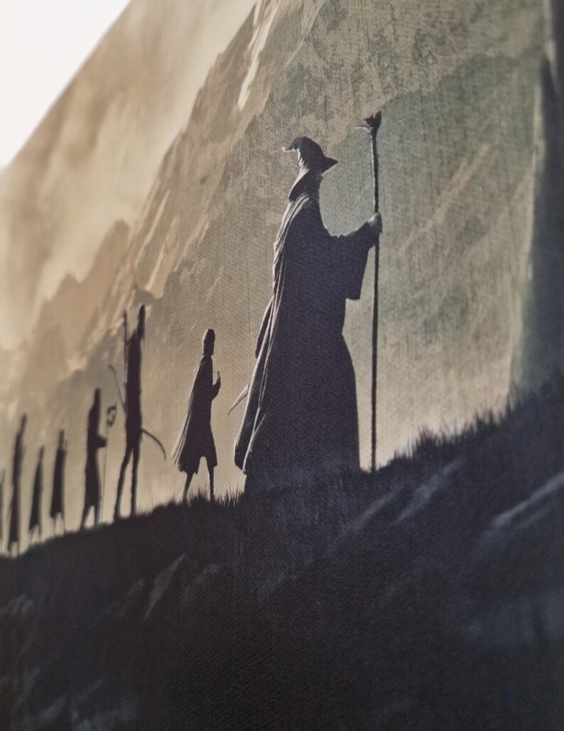 LOTR Poster, the Rings of Power Poster, Gandalf Poster, Lord of the