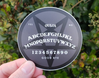 Pentagram Ouija Board Sticker | Witch - Satanic - Spooky - Pentacle - Halloween