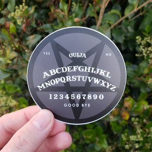 Pentagram Ouija Board Sticker | Witch - Satanic - Spooky - Pentacle - Halloween