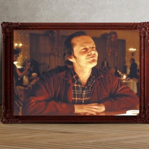 The Shining Art Print - The Overlook Hotel Foto - Jack Nicholson Filmkunst - Alternative Film Wandkunst - Stephen King Geschenk