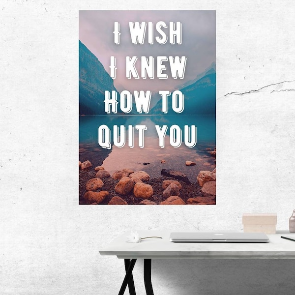 Brokeback Mountain Quote Poster - Positive Art Print - Movie Wall Art - Love Quote Art - Movie Quote  Poster - Film Quote -  Various Sizes