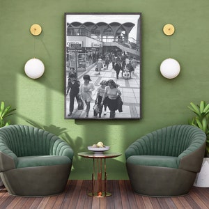 1970s English City Print - Stoke on Trent Retro Photo - Hanley Vintage Print - Retro City Wall Art - Alternative Wall Art - Various Sizes