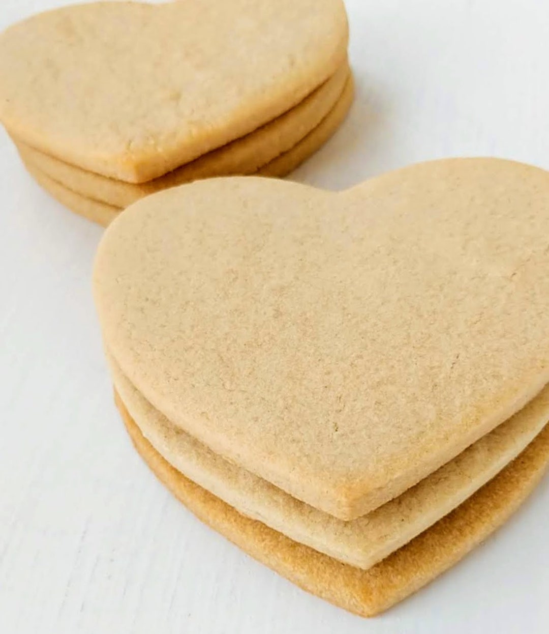 Undecorated Heart Sugar Cookiesdecorate Your Own Valentines