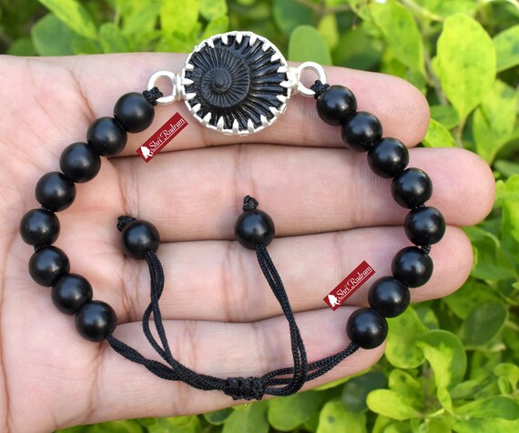 Buy Shrirudram Shaligram Bracelet With Sudershan Shaligram